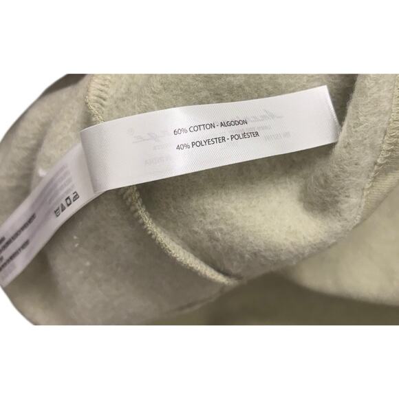 American Garage Oversized Sage Green Short Sleeve Fleece Sweatshirt Small NWOT - Picture 6 of 7